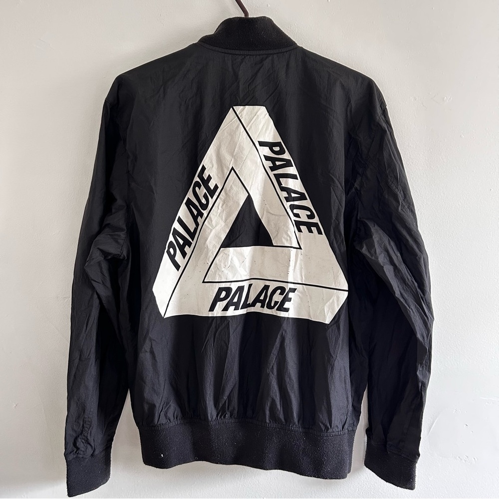 Palace Skateboards Black and White Bomber Jacket